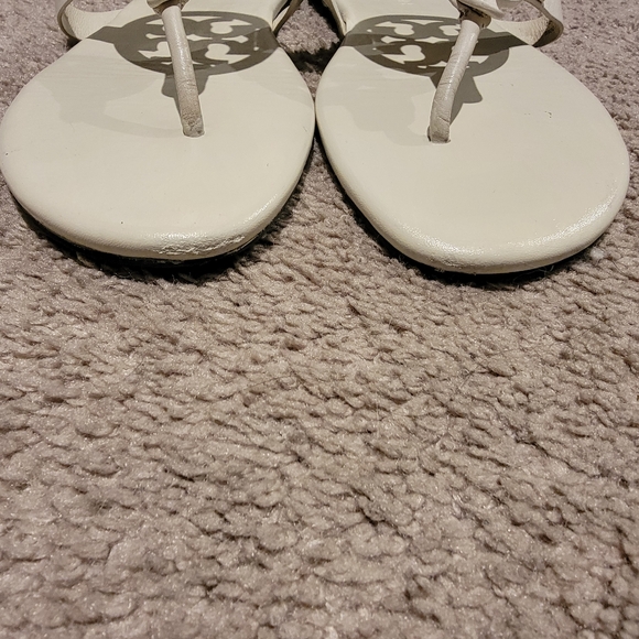 Tory Burch Miller Soft Sandal Ivory Size 11 - Picture 4 of 8